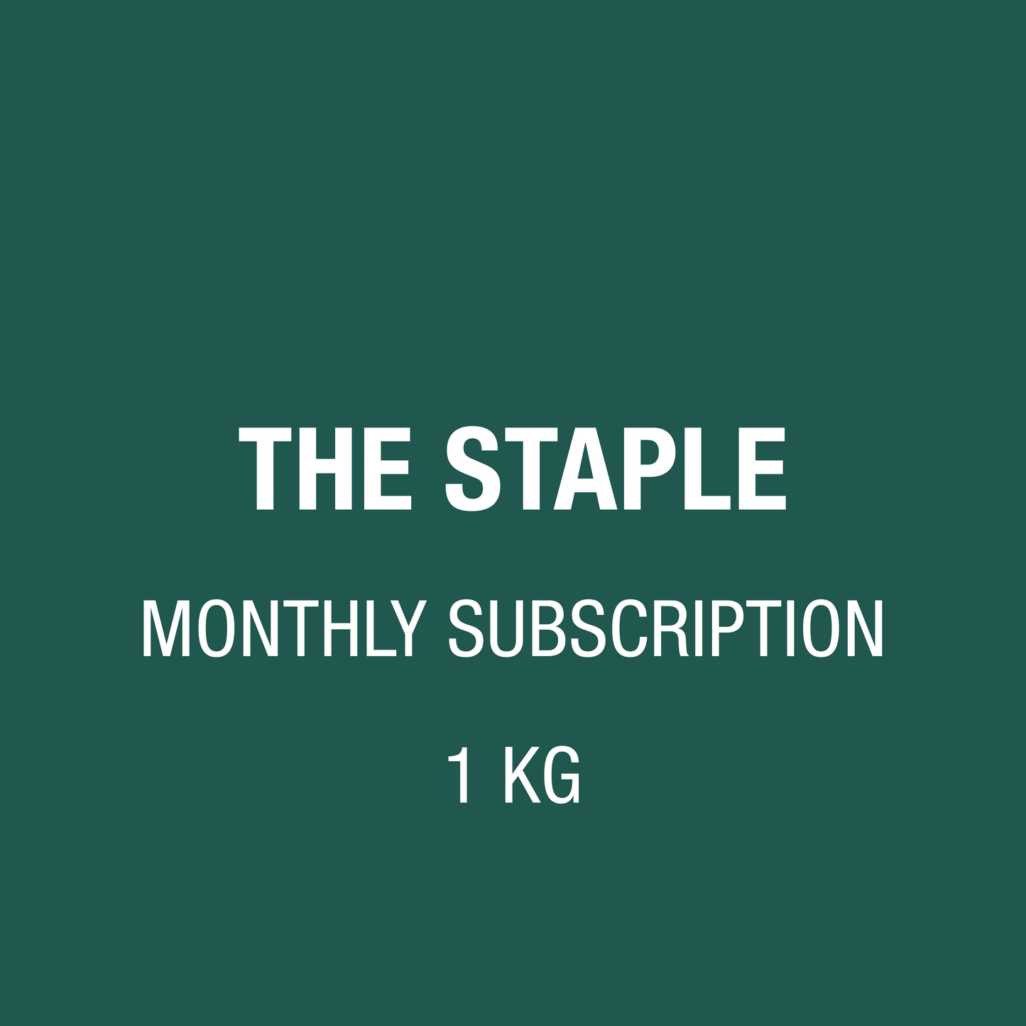 Suscripción The Staple 1 Kg
