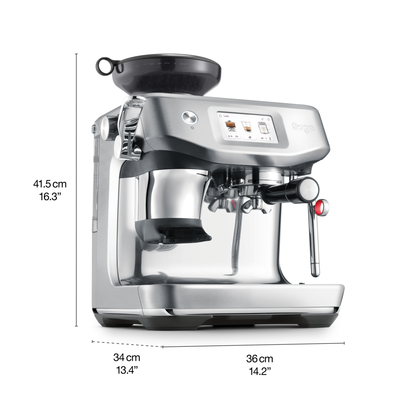 SAGE The Barista Touch Impress con extracción en frío (Inox)