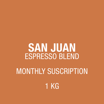 Suscripción San Juan Espresso Blend 1 Kg