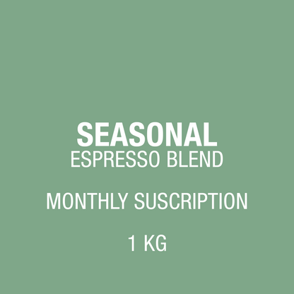 Suscripción Seasonal Espresso Blend 1 Kg