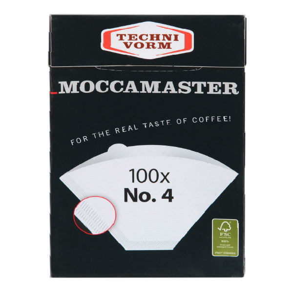 MOCCAMASTER Filtros Nº4 (100 uds.)